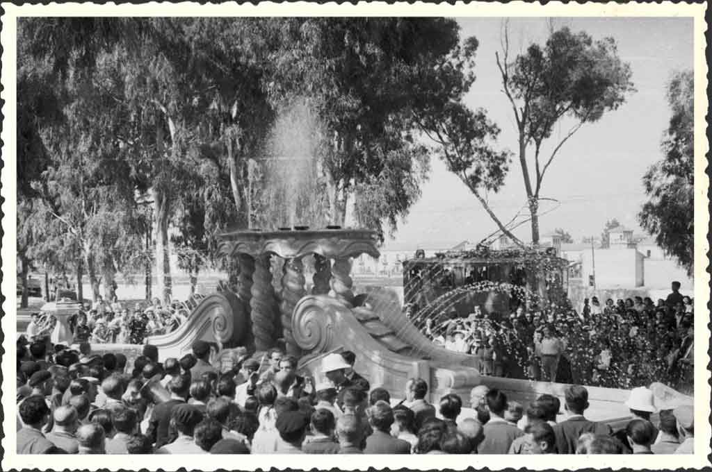 INAUGURACIÓN DE LA FUENTE DE ALAMEDA DE SAN ANTÓN CONMEMORATIVA DE LA LLEGADA DEL AGUA