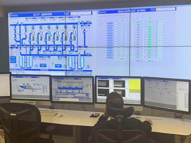 La MCT cuenta con un sistema de control centralizado 24 horas que garantiza la calidad, cantidad y suministro de agua