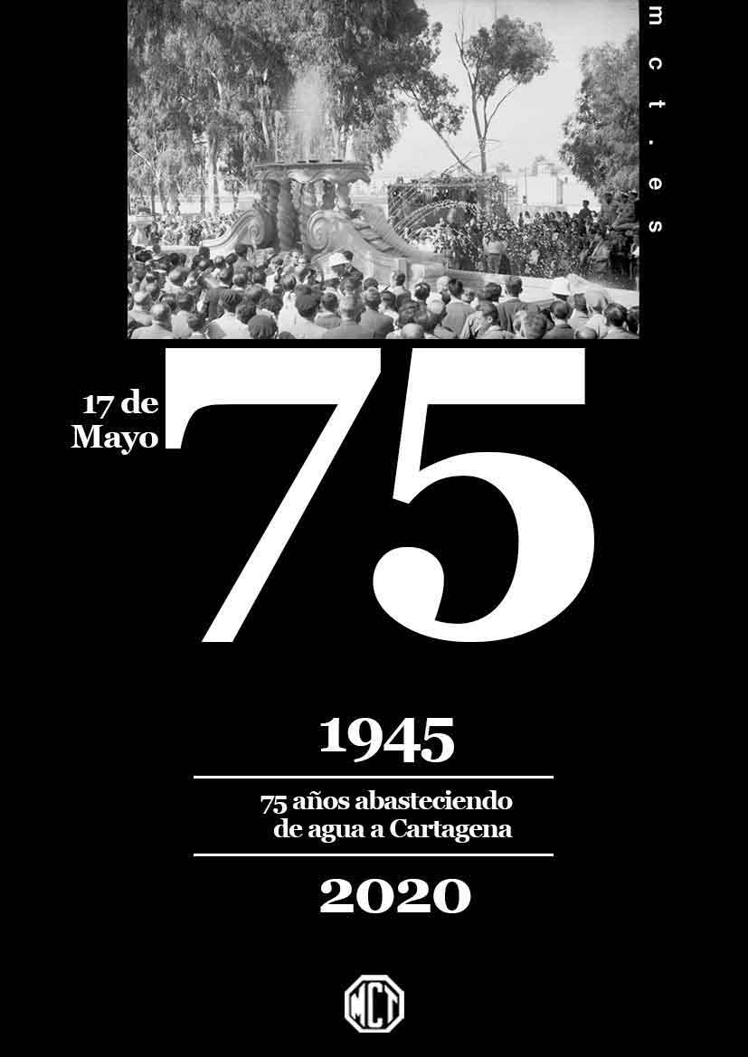Imagen Cartel 75 años abasteciendo de agua a Cartagena