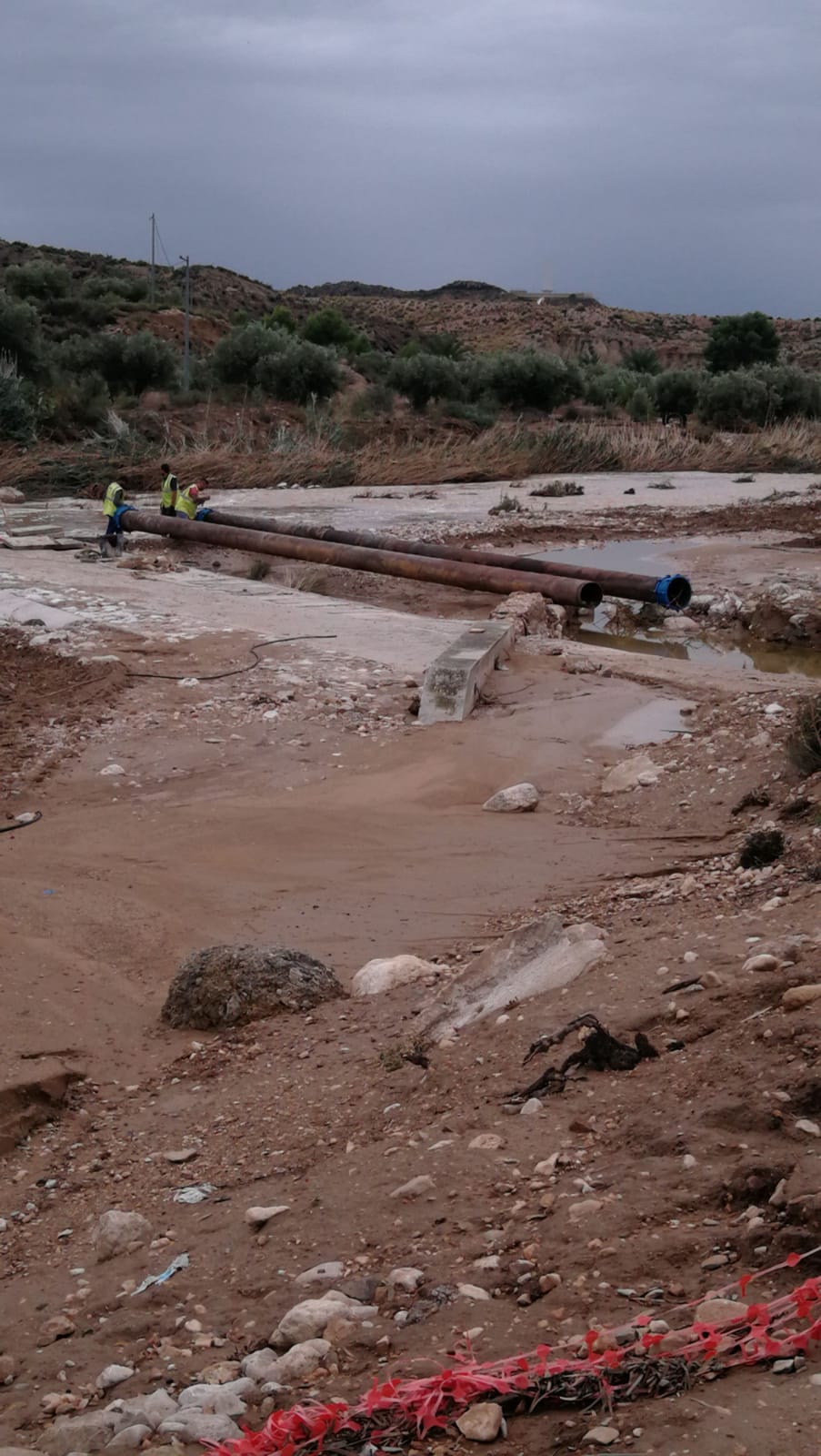 Rotura del Ramal de Blanca Cieza y Abarán