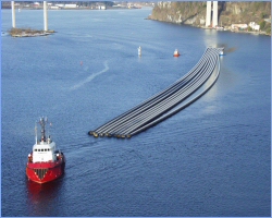 ver Transporte de tuberías del emisario