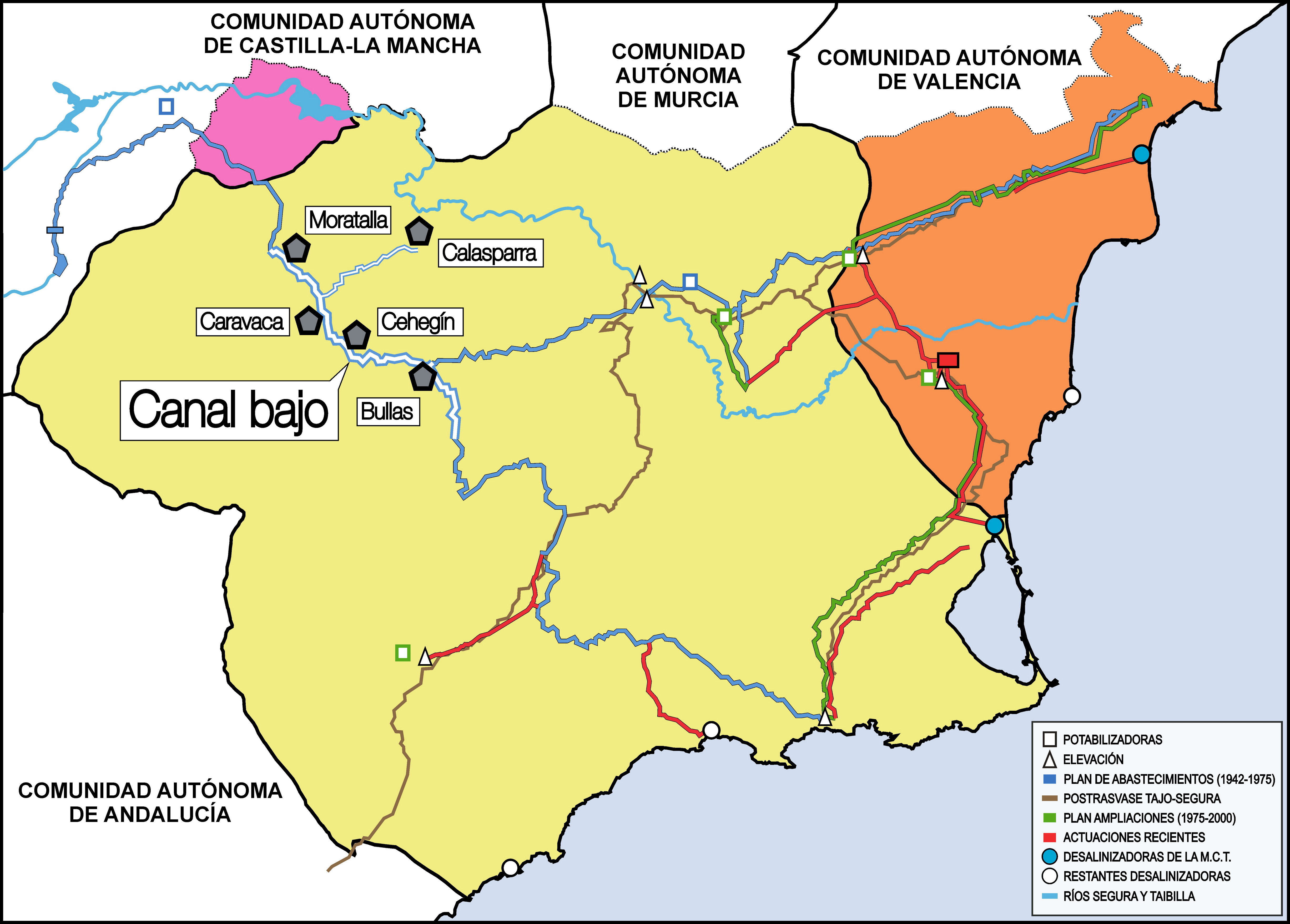 Imagen del Mapa del Canal Bajo