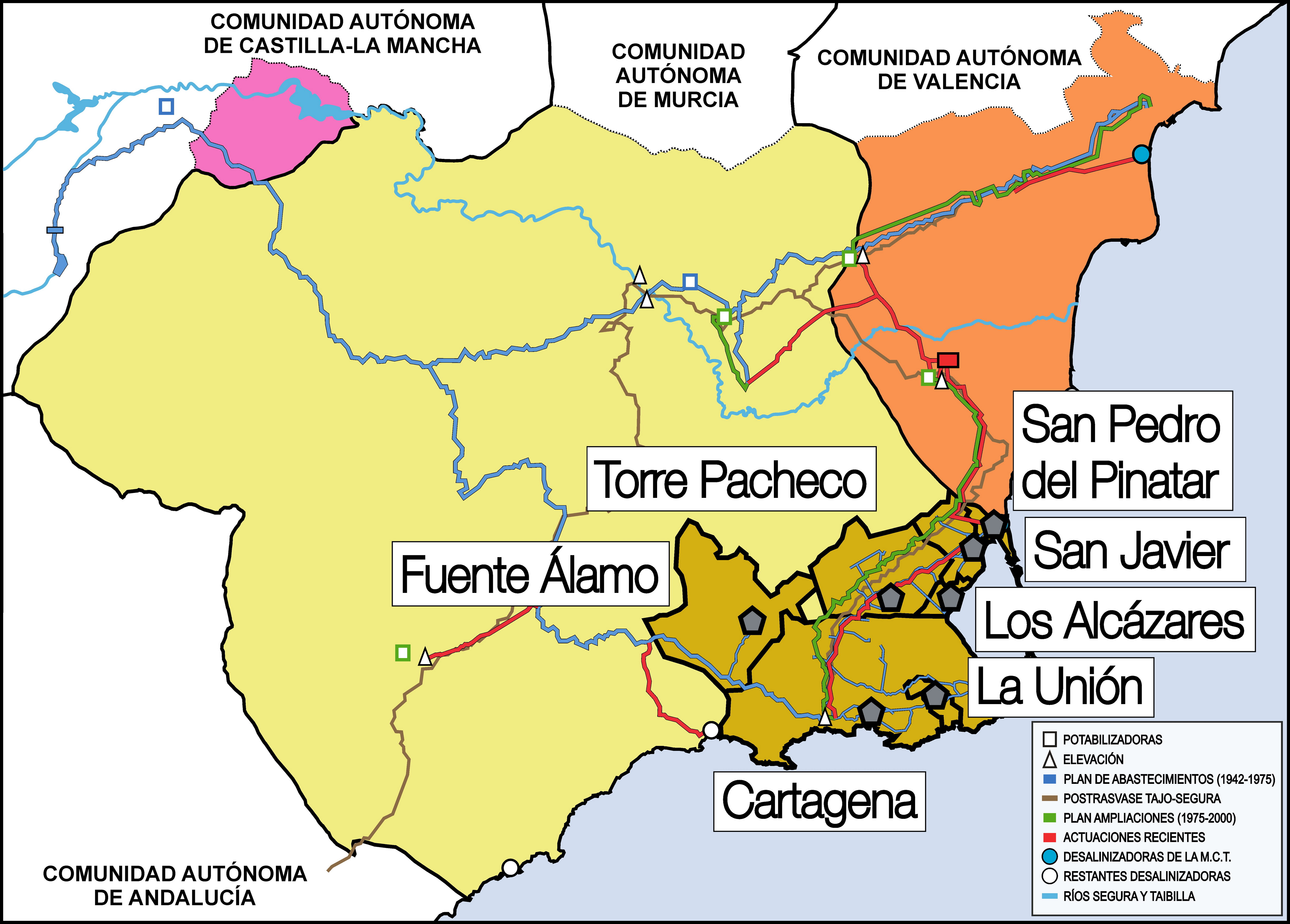 Mapa Campo Cartagena