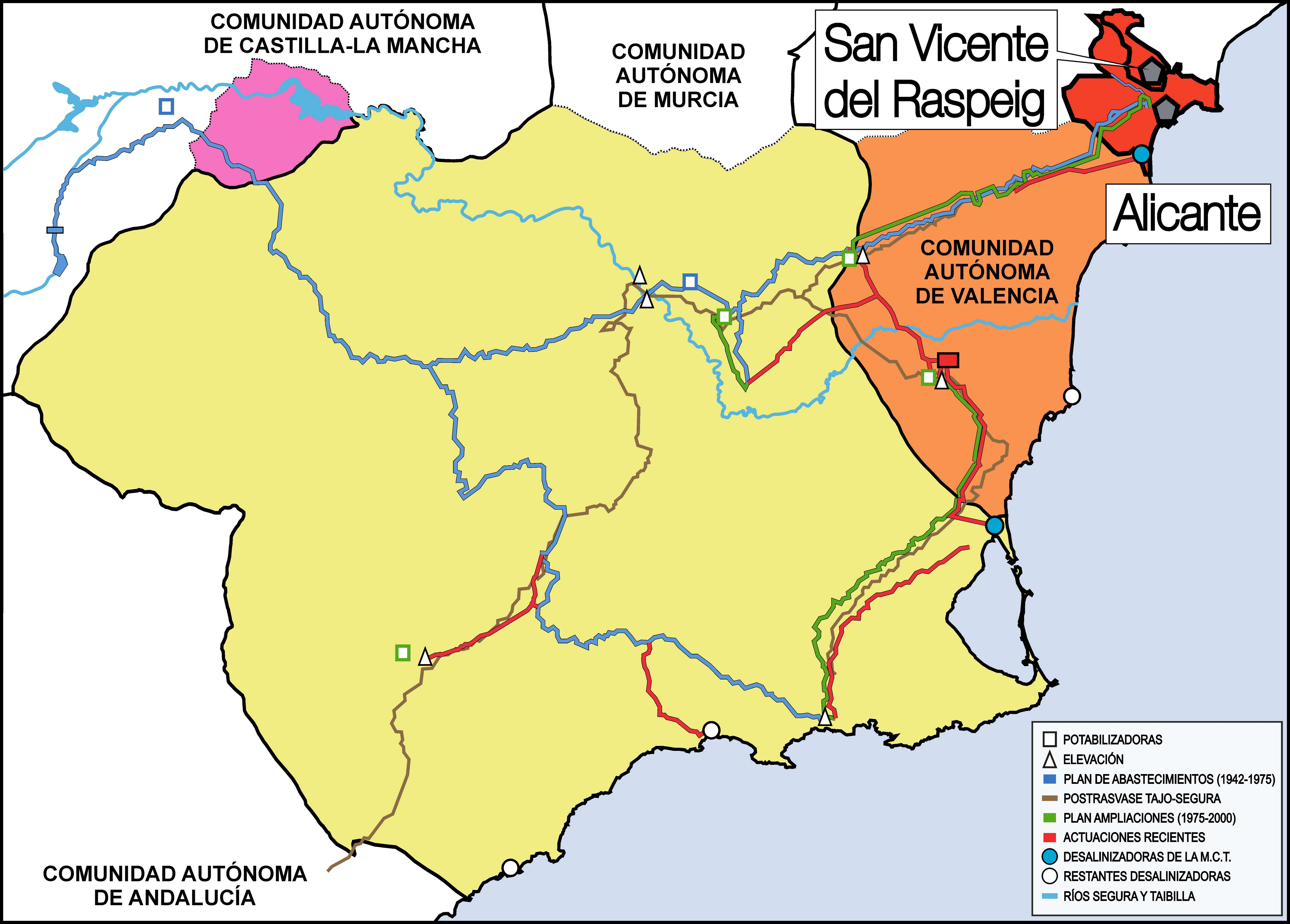 Mapa L'Alacantí